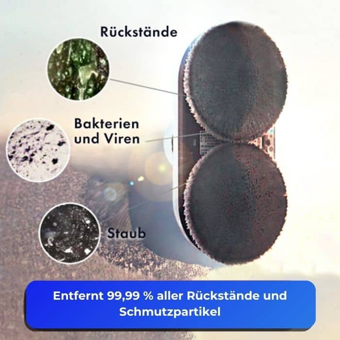 Schwämme für Fensterputzroboter