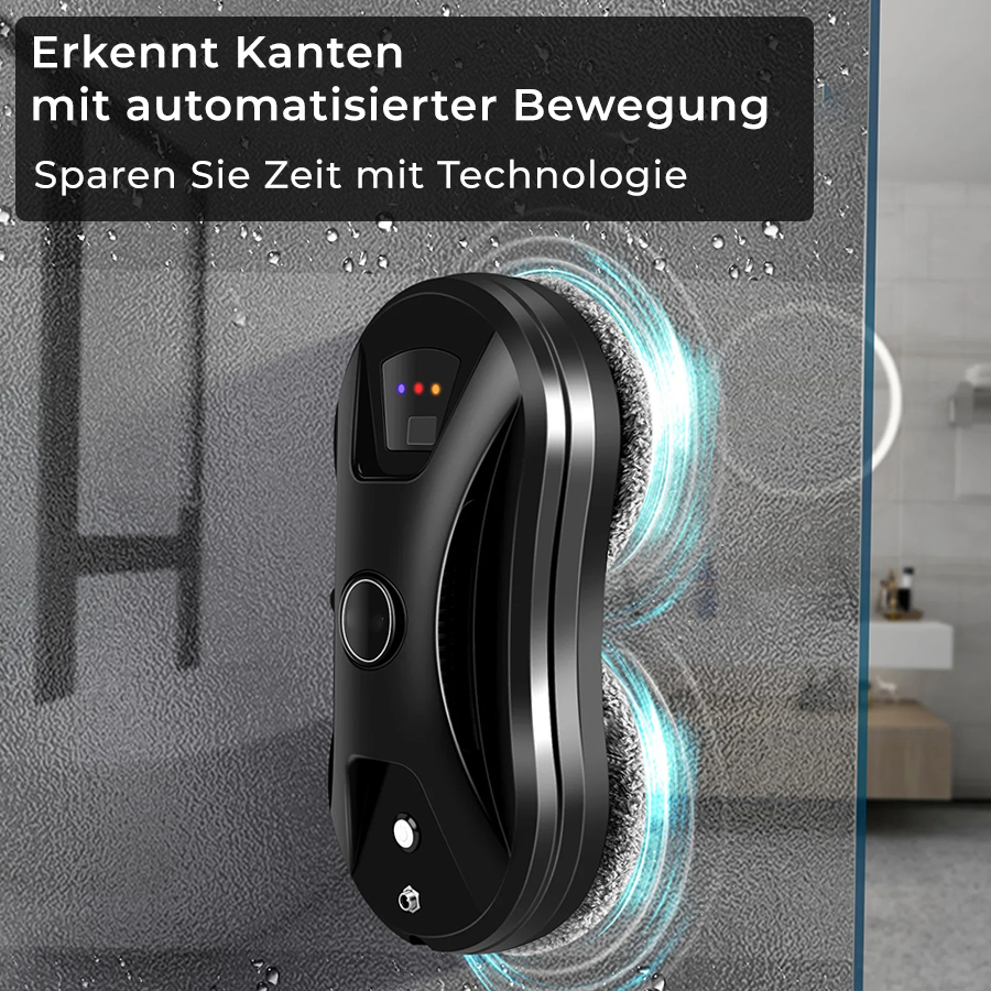 Fensterputzroboter mit Wasserspray - Neueste Generation 2025