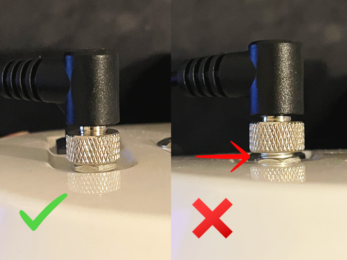 Robot lave-vitre embout pour le chargement